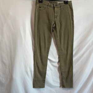 AG Adriano Goldschmied Olive Skinny Jeans